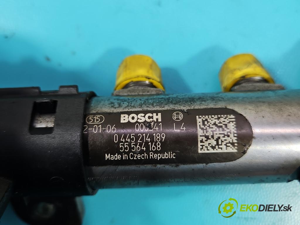Opel Insignia A 2008-2017 2.0 cdti 194KM: manual 143 kW 1956 cm3 5- lišta vstrekovacia 0445214189 (Vstrekovacie lišty)
