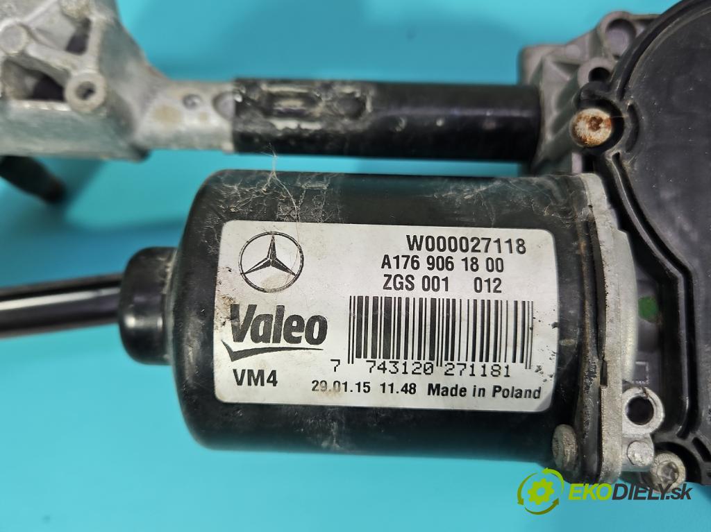 Mercedes GLA X156 2013-2019 1.6 T 156 hp automatic 115 kW 1595 cm3 5- mechanismus stěračů A1769061800