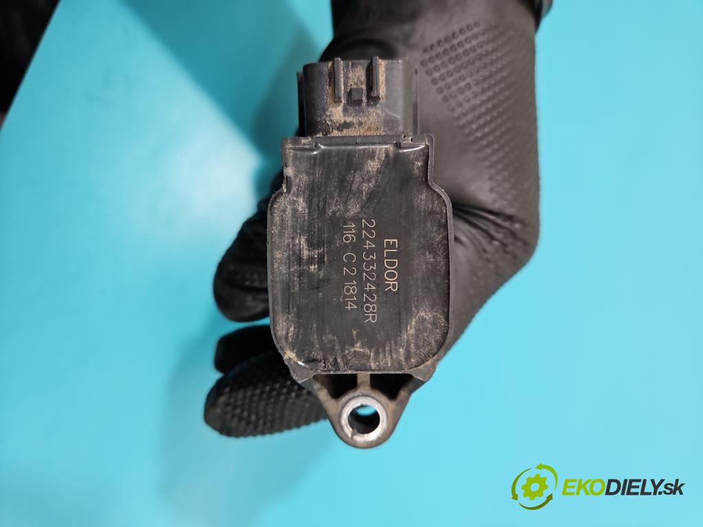 Nissan Juke I 2010-2019 1.2 T 116 HP manual 85 kW 1197 cm3 5- cievka zapaľovacia 224332428R (Zapaľovacie cievky, moduly)