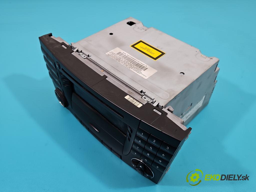 Mercedes E W211 2002-2009 1.8 kompressor 163 HP automatic 120 kW 1796 cm3 4- Radio originál A2118702989001
