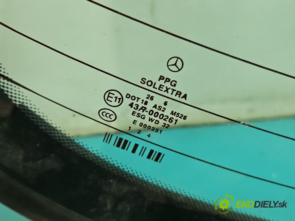 Mercedes E W211 2002-2009 1.8 kompressor 163 hp automatic 120 kW 1796 cm3 4- sklo zadní  (Okna zadní)