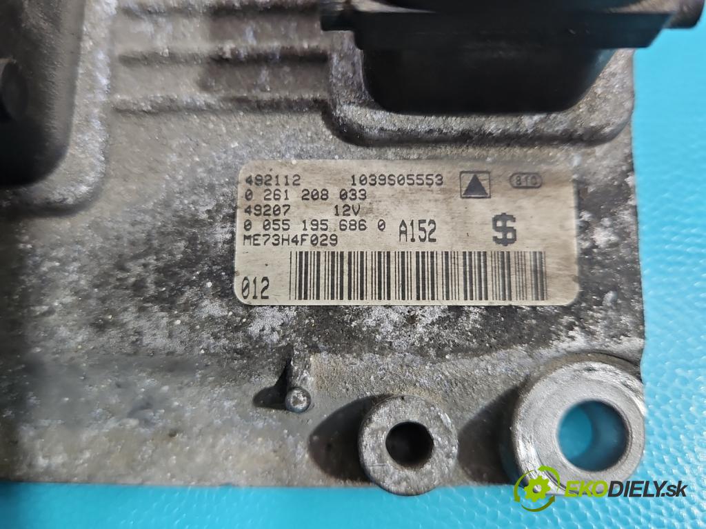 Fiat Punto II 1999-2010 1.4 16V 95 hp manual 70 kW 1368 cm3 3- řídící jednotka motoru 0261208033