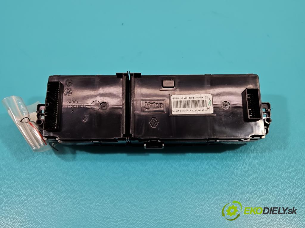 Renault Fluence 1.6 16V 114 HP manual 84 kW 1598 cm3 4- panel kúrenia 275100018R