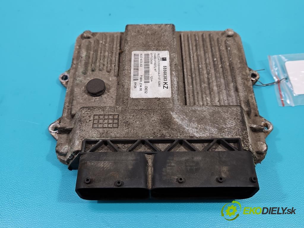 Opel Corsa D 2006-2014 1,3.0 CDTI 75 hp manual 55 kW 1248 cm3 3- řídící jednotka motoru 55568383