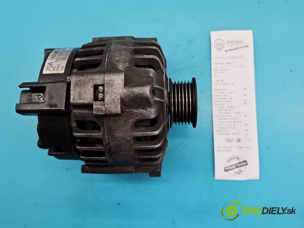 Seat Cordoba II 6L 2002-2008 1.2 12V 64 hp manual 47 kW 1198 cm3 4- Alternator 03D903025H (Alternátory)