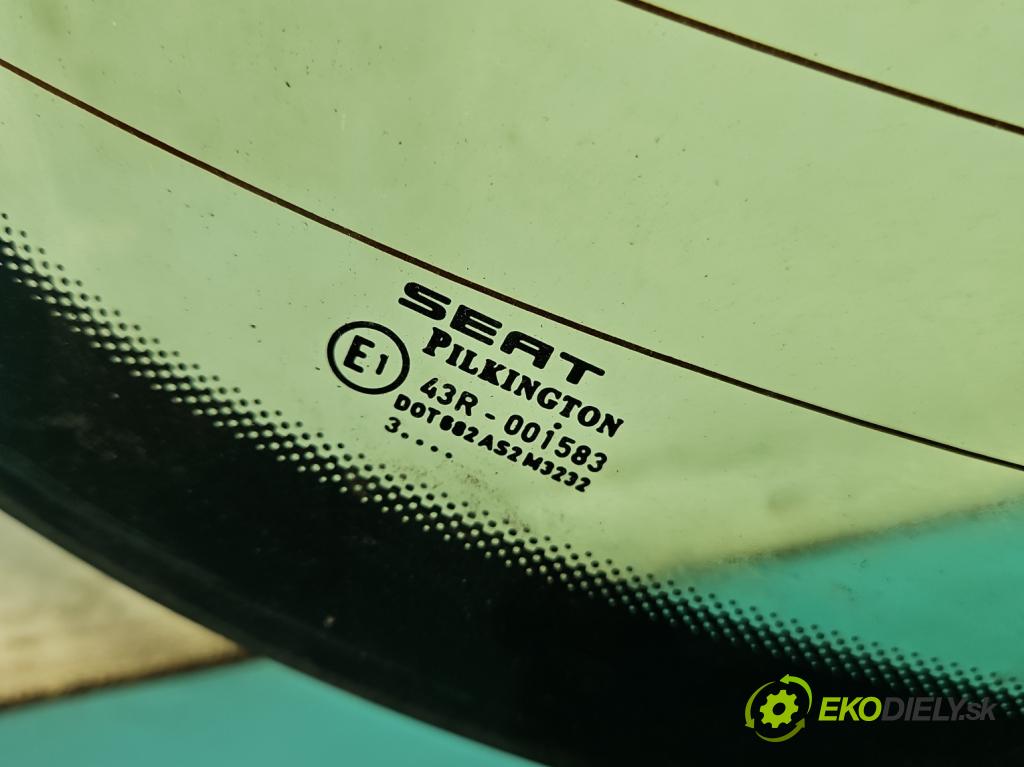 Seat Cordoba II 6L 2002-2008 1.2 12V 64 hp manual 47 kW 1198 cm3 4- sklo zadní  (Okna zadní)