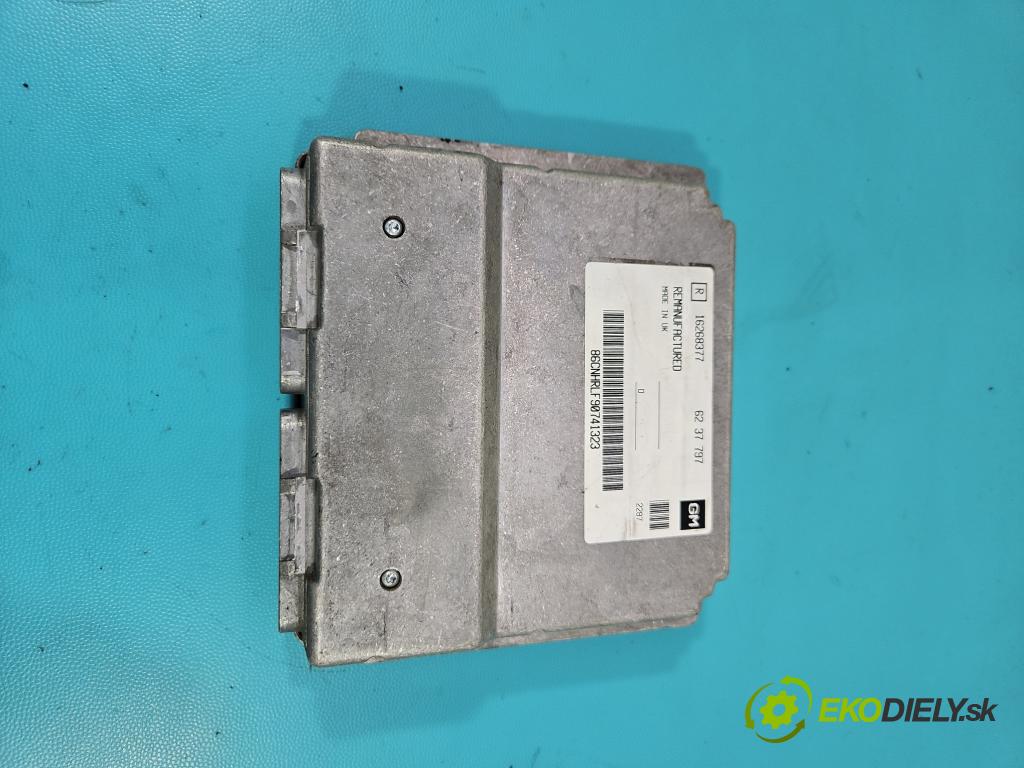 Opel Astra II 1998-2009 1.6 75 hp manual 55 kW 1598 cm3 5- řídící jednotka motoru 16268377