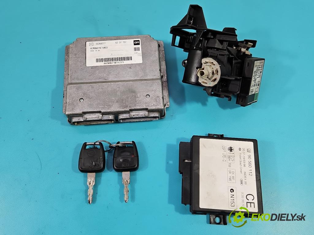 Opel Astra II 1998-2009 1.6 75 hp manual 55 kW 1598 cm3 5- řídící jednotka motoru 16268377