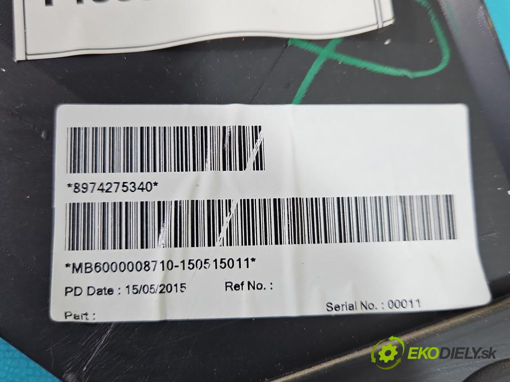 Isuzu D-Max II 2011-2019 2.5 crdi 163 HP automatic 120 kW 2499 cm3 5- operadlo F1505029BH1-11 (Lakťové opierky)