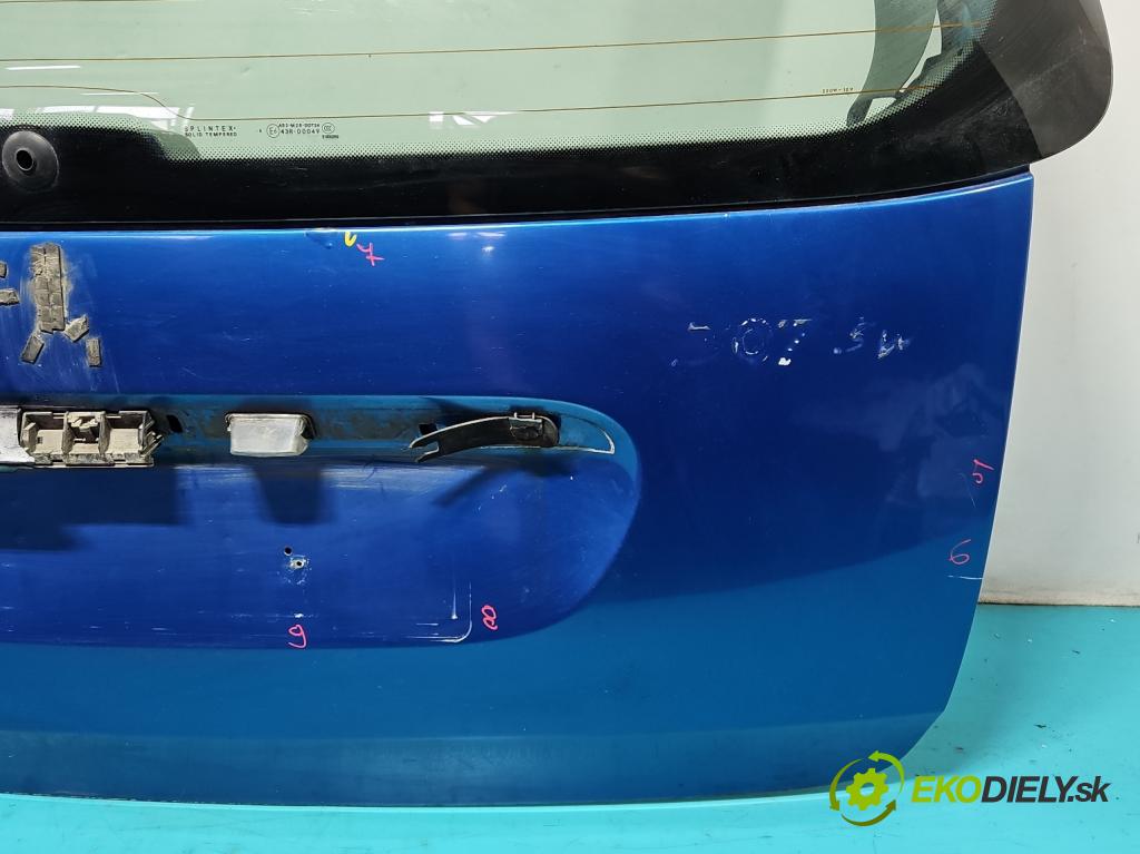 Peugeot 307 2.0 hdi 107 HP manual 79 kW 1997 cm3 5- zadní kufrové dveře  (Zadní kapoty)