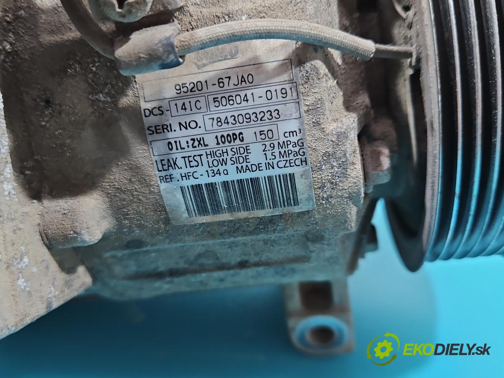 Suzuki Grand Vitara II 2005-2014 1.9 DDiS 129 HP manual 95 kW 1870 cm3 5- čerpadlo klimatizácie 95201-67JA0