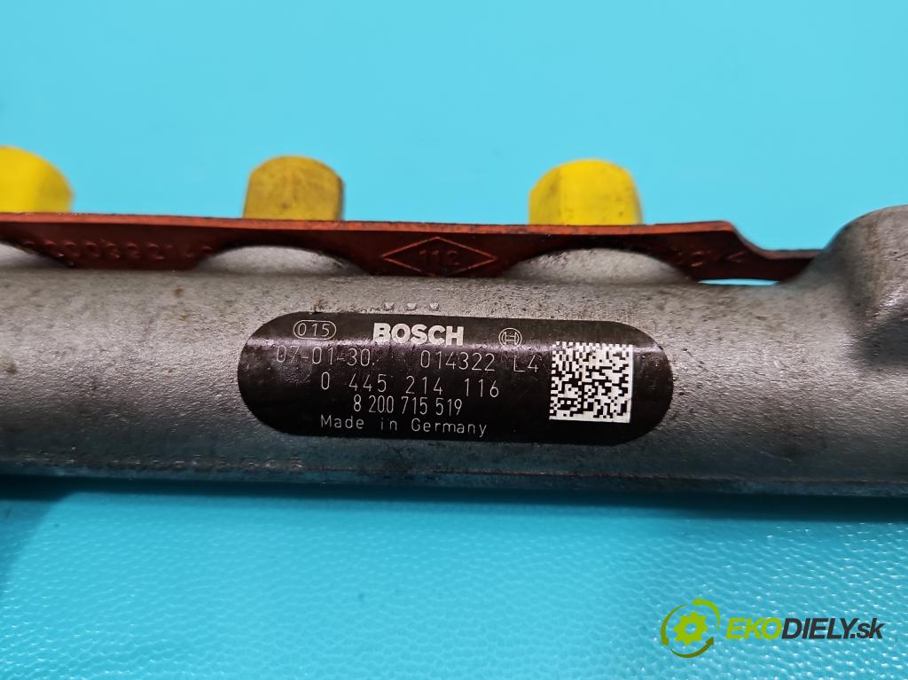 Suzuki Grand Vitara II 2005-2014 1.9 DDiS 129 HP manual 95 kW 1870 cm3 5- lišta vstrekovacia 0445214116 (Vstrekovacie lišty)