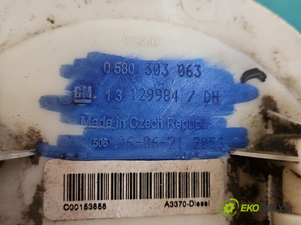 Opel Zafira B 2005-2014 1.9 CDTI 120 hp manual 88 kW 1910 cm3 5- čerpadlo paliva 0580303063