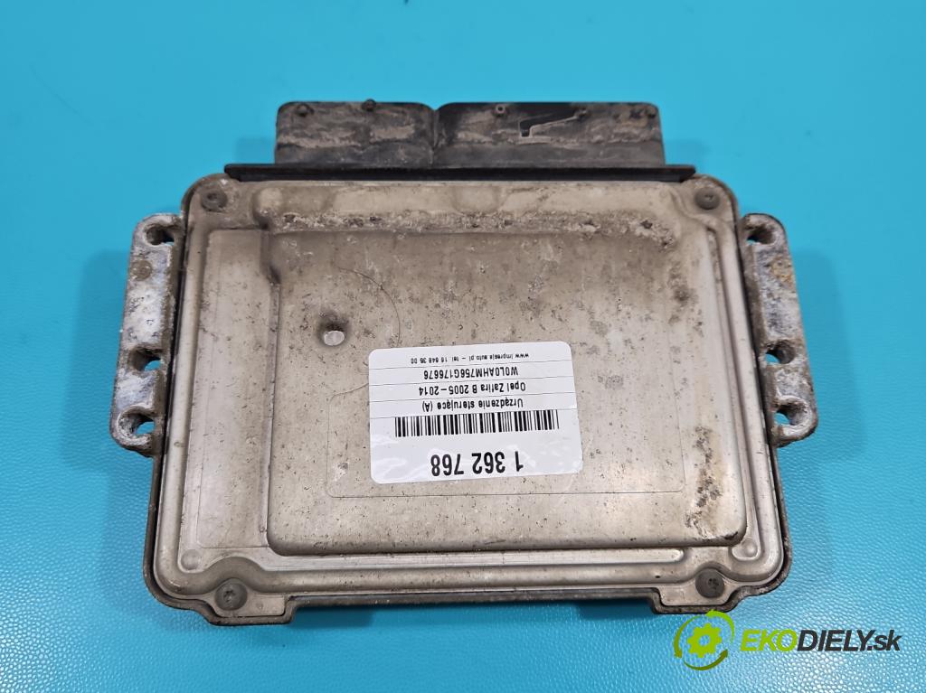 Opel Zafira B 2005-2014 1.9 CDTI 120 hp manual 88 kW 1910 cm3 5- řídící jednotka motoru 0281012549