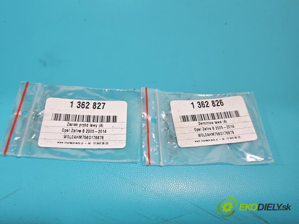 Opel Zafira B 2005-2014 1.9 CDTI 120 HP manual 88 kW 1910 cm3 5- brzdič predné ľavý  (Ostatné)