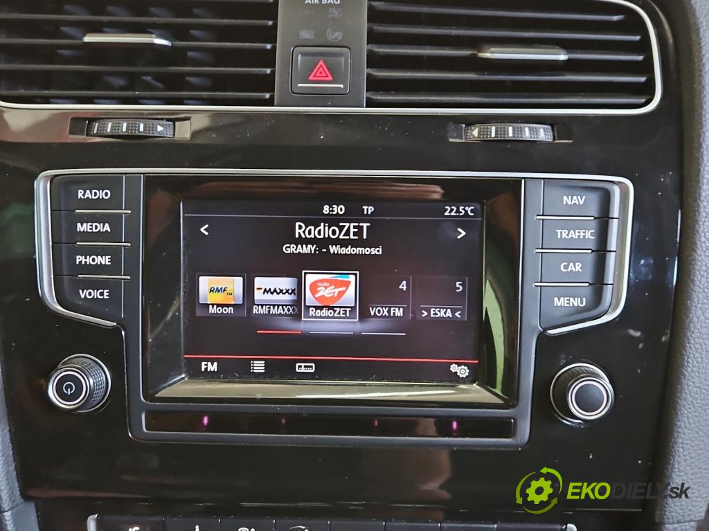 Vw Golf VII 2012-2020 1.6 tdi 105 HP automatic 77 kW 1598 cm3 5- Radio originál 5G0919605D
