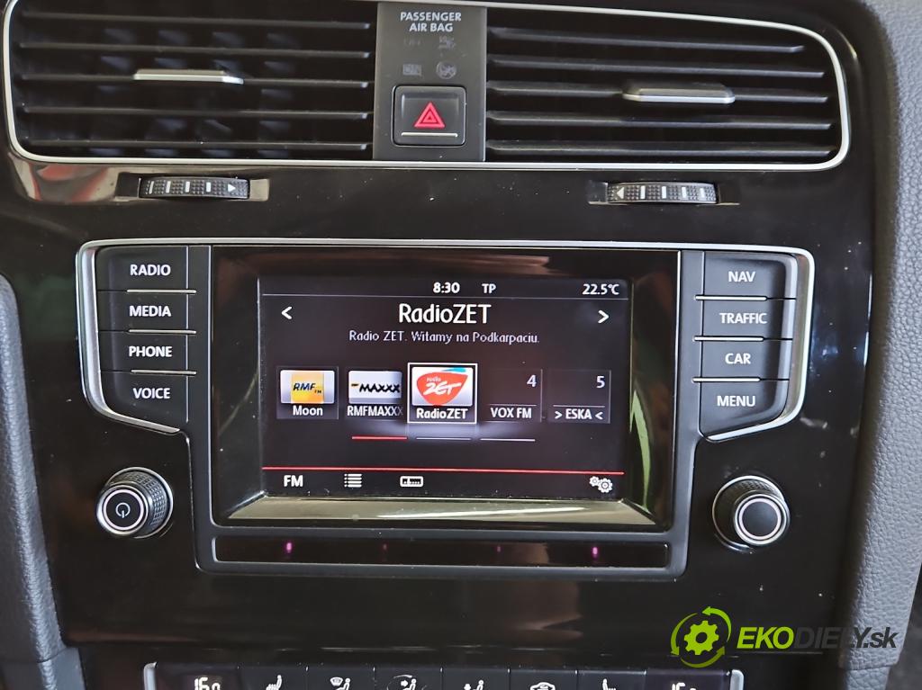 Vw Golf VII 2012-2020 1.6 tdi 105 HP automatic 77 kW 1598 cm3 5- Radio originál 5G0919605D