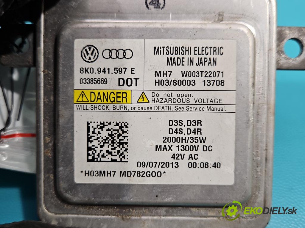 Vw Golf VII 2012-2020 1.6 tdi 105 HP automatic 77 kW 1598 cm3 5- střídač: xenon 8K0941597E (Riadiace jednotky xenónu)