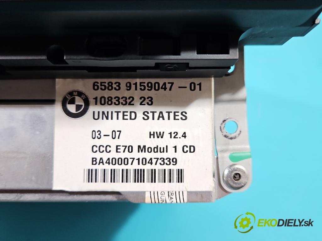 Bmw X5 E70 2006-2013 3.0d 235 HP automatic 173 kW 2993 cm3 5- Radio originál 9159047