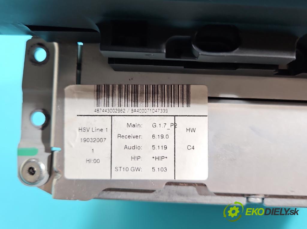 Bmw X5 E70 2006-2013 3.0d 235 HP automatic 173 kW 2993 cm3 5- Radio originál 9159047