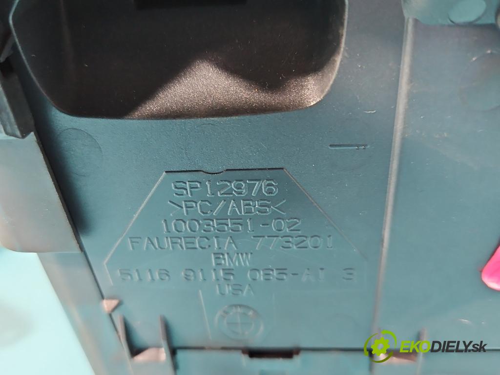 Bmw X5 E70 2006-2013 3.0d 235 HP automatic 173 kW 2993 cm3 5- operadlo 9115085 (Lakťové opierky)