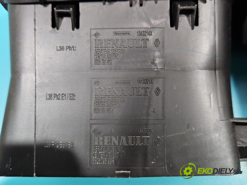 Renault Fluence 1.6 16V 114 HP manual 84 kW 1598 cm3 4- Mřížka: kúrenia stredová  (Mriežky kúrenia (fukáre))