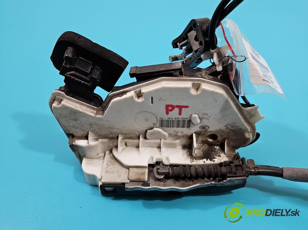 Vw Golf VII 2012-2020 1.6 tdi 105 hp automatic 77 kW 1598 cm3 5- zámek zadní pravý 5K4839016R