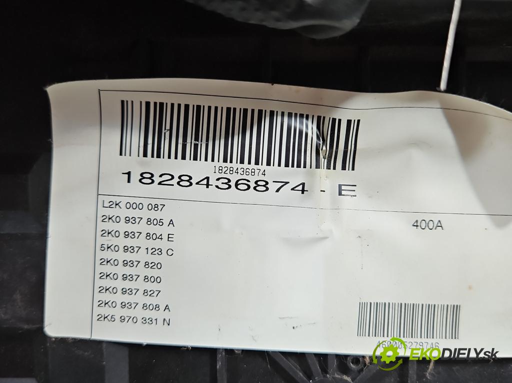 Vw Caddy III 2K 2003-2020 2.0 tdi 102 hp manual 75 kW 1968 cm3 5- skříňka pojistková 1K0937629C (Pojistkové skříňky)