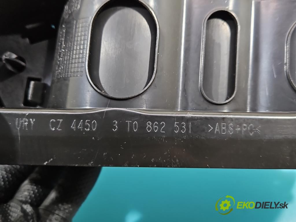 Skoda Superb II 2008-2015 2.0 TDI 140 HP manual 103 kW 1968 cm3 4- Rukojeť: na nápoje: 3T0862531 (Úchyty, držiaky na nápoje)