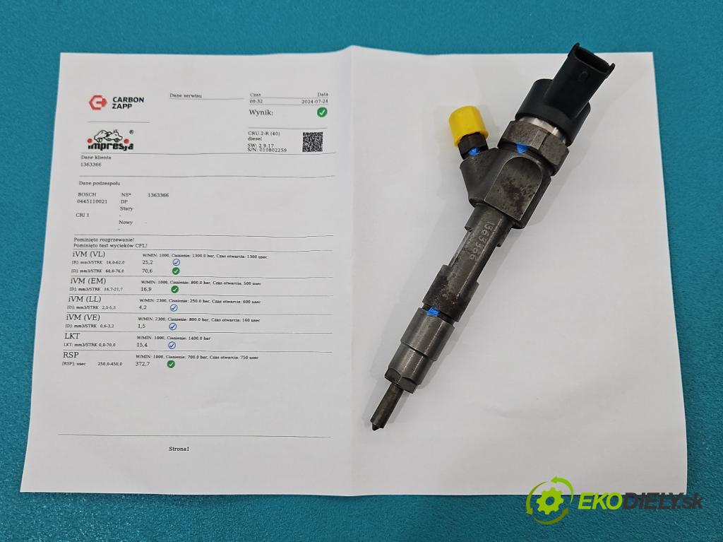 Renault Laguna II 2001-2007 1.9 dci 107 HP manual 79 kW 1870 cm3 5- vstrek 0445110021 (Vstrekovače)