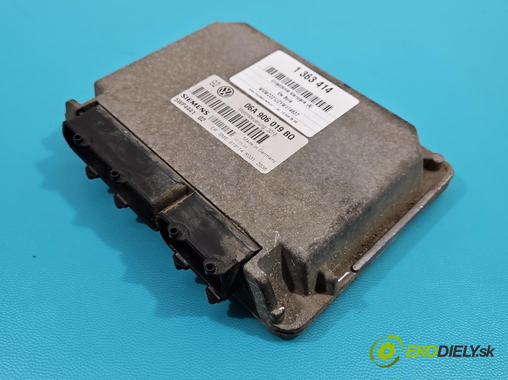 Vw Bora 1.6 8v sr 101 hp manual 74 kW 1595 cm3 4- řídící jednotka motoru 06A906019BQ