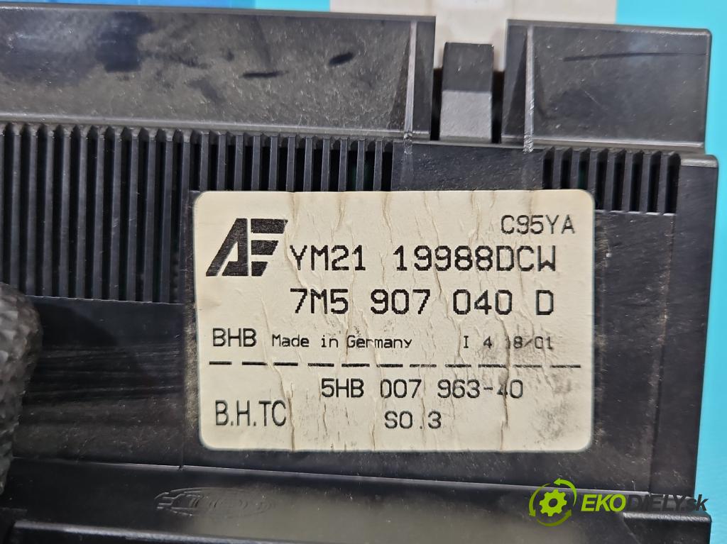 Ford Galaxy Mk1 1995-2006 1.9 tdi 150 HP manual 110 kW 1896 cm3 5- panel kúrenia 7M5907040D