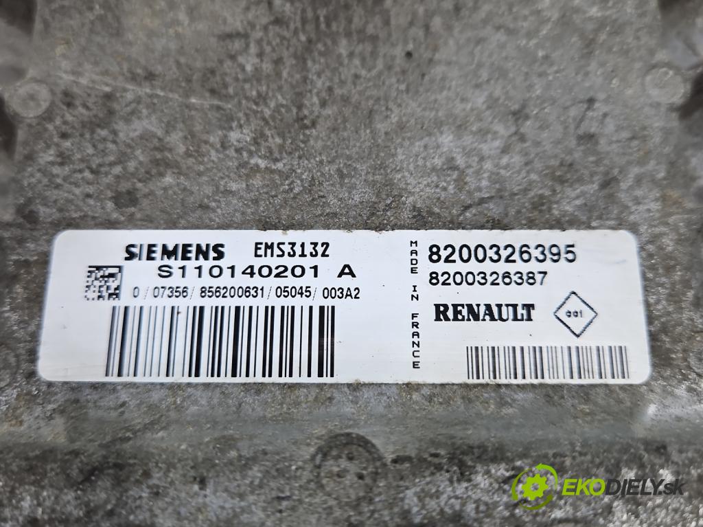 Renault Clio II 1998-2012 1,2.0 8v 58 hp manual 43 kW 1149 cm3 3- řídící jednotka motoru S110140201A