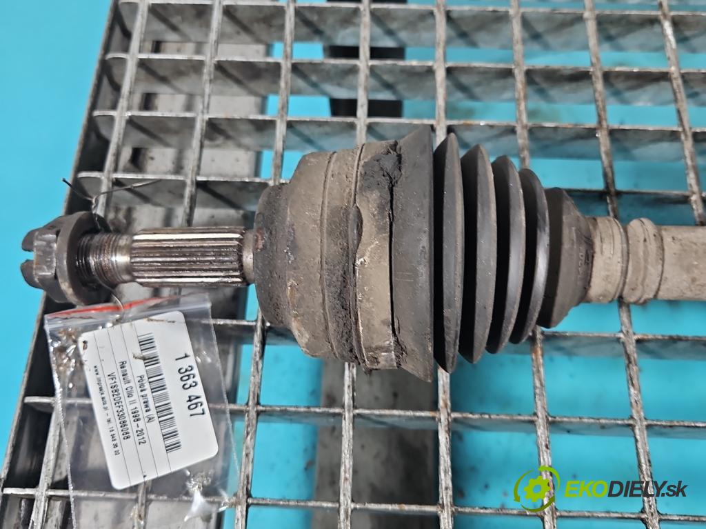 Renault Clio II 1998-2012 1,2.0 8v 58 HP manual 43 kW 1149 cm3 3- poloos pravé  (Poloosy)