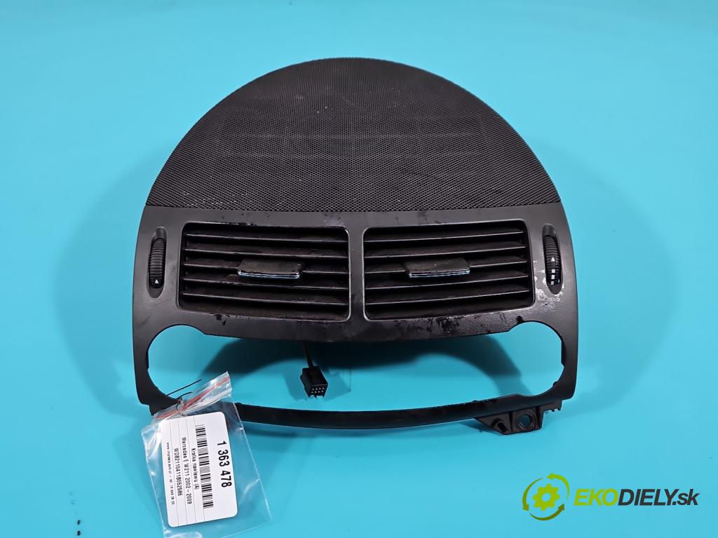 Mercedes E W211 2002-2009 1.8 kompressor 163 HP automatic 120 kW 1796 cm3 4- Mřížka: kúrenia stredová A2118301854 (Mriežky kúrenia (fukáre))