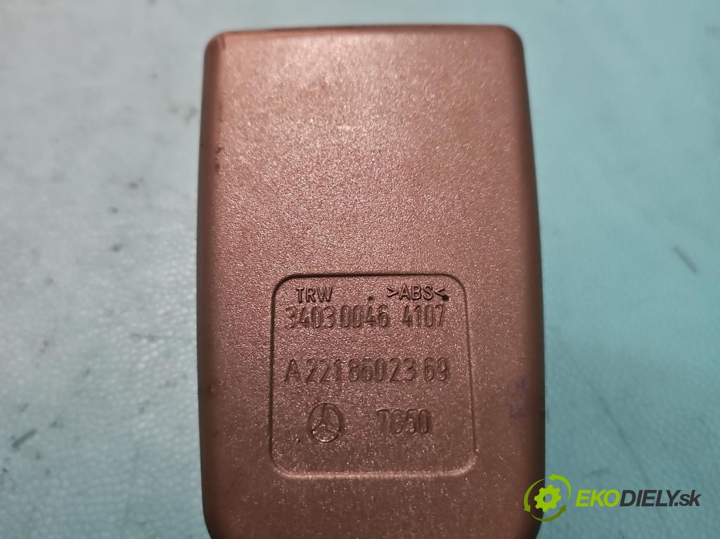 Mercedes S W221 2005-2013 3.0 CDI 235 hp automatic 173 kW 2987 cm3 4- stěna bezpečnost zadní levý A2218602369