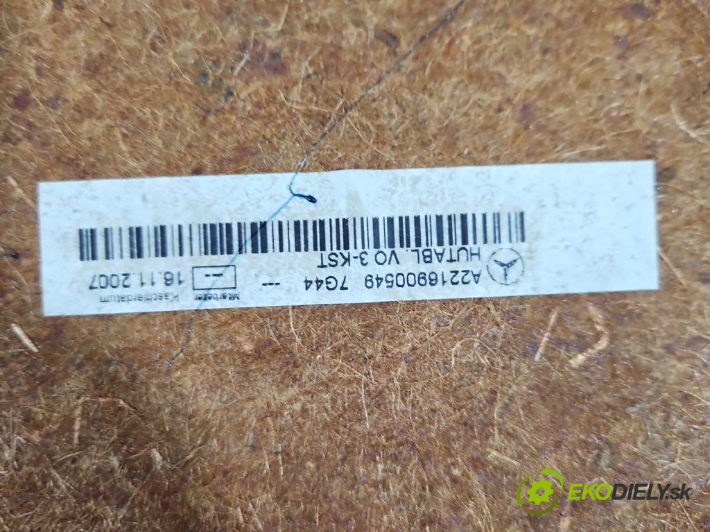 Mercedes S W221 2005-2013 3.0 CDI 235 HP automatic 173 kW 2987 cm3 4- zadná A2216900549 (Pláta zadné)