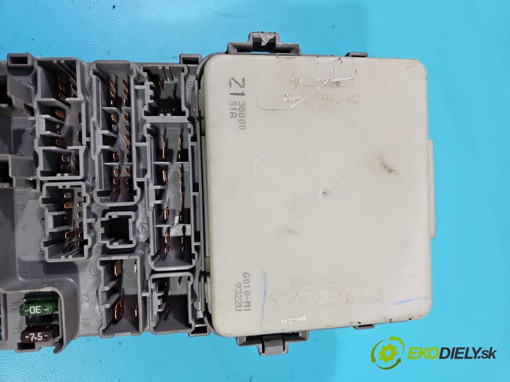 Honda Accord VI 1998-2002 1,8.0 16v 136hp manual 100 kW 1850 cm3 4- skříňka pojistková 3820A-S1A-G000 (Pojistkové skříňky)