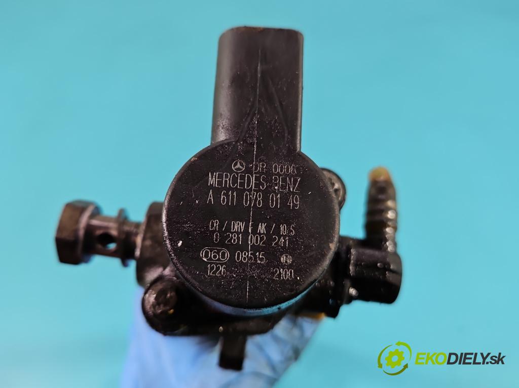 Mercedes A W168 1997-2004 1.7 cdi 90 HP manual 66 kW 1689 cm3 5- lišta vstrekovacia 0445214005 (Vstrekovacie lišty)