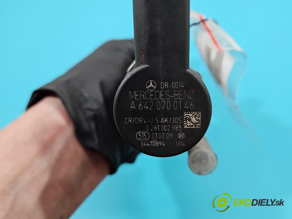 Mercedes E W212 2009-2016 3.0 cdi V6 (642890) 231 HP automatic 170 kW 2987 cm3 4- lišta vstrekovacia A6420700146 (Vstrekovacie lišty)
