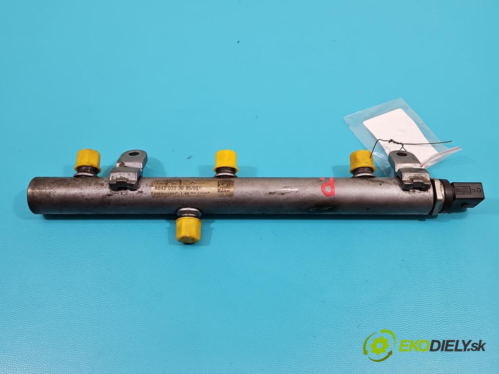 Mercedes E W212 2009-2016 3.0 cdi V6 (642890) 231 HP automatic 170 kW 2987 cm3 4- lišta vstrekovacia A6420703095 (Vstrekovacie lišty)