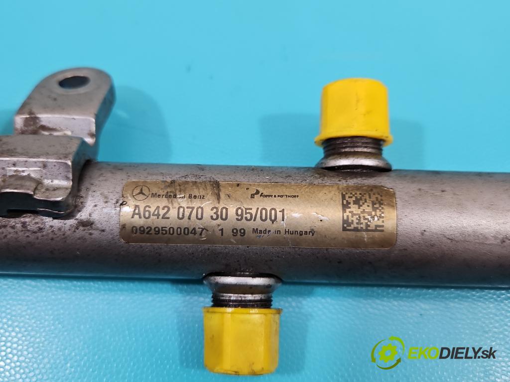 Mercedes E W212 2009-2016 3.0 cdi V6 (642890) 231 HP automatic 170 kW 2987 cm3 4- lišta vstrekovacia A6420703095 (Vstrekovacie lišty)