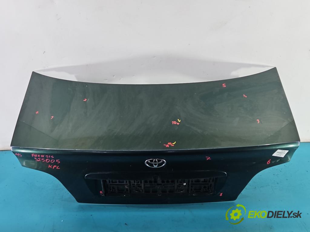 Toyota Avensis I T22 1997-2003 1.6 16V 110 hp manual 81 kW 1587 cm3 4- zadní kufrové dveře  (Zadní kapoty)