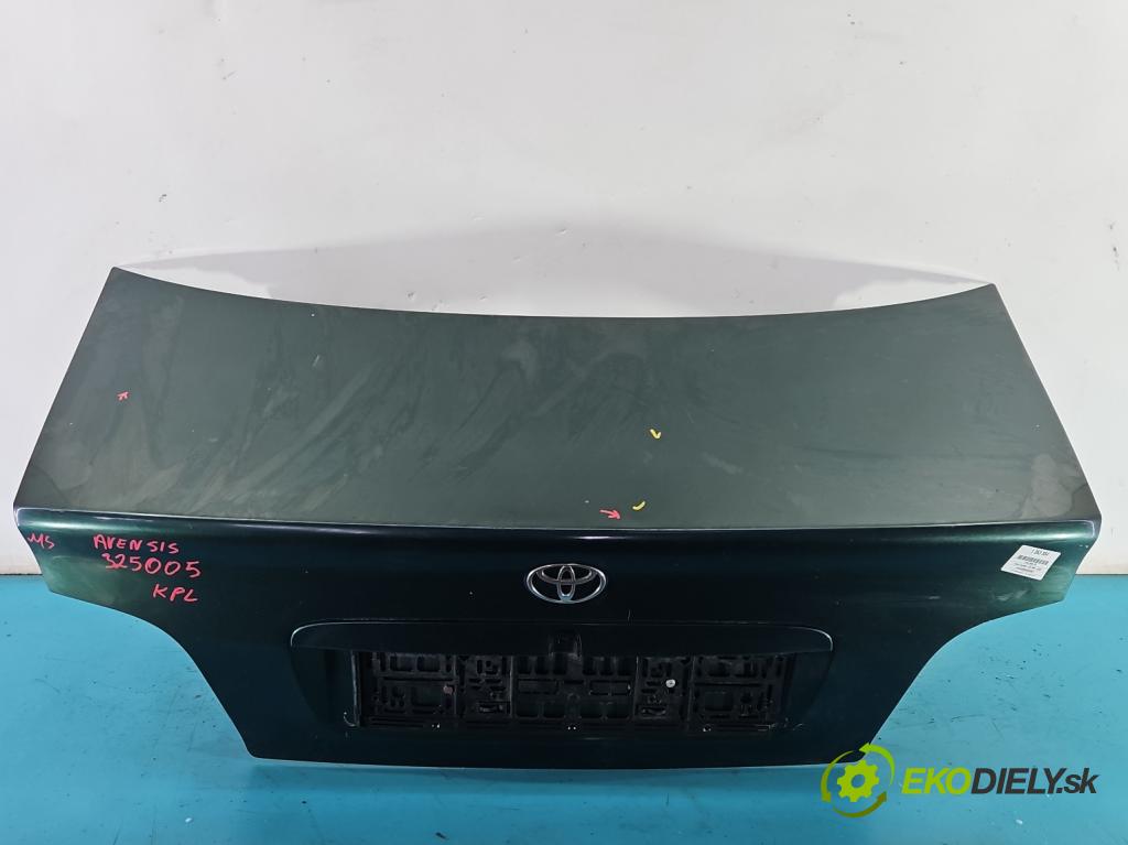 Toyota Avensis I T22 1997-2003 1.6 16V 110 hp manual 81 kW 1587 cm3 4- zadní kufrové dveře  (Zadní kapoty)