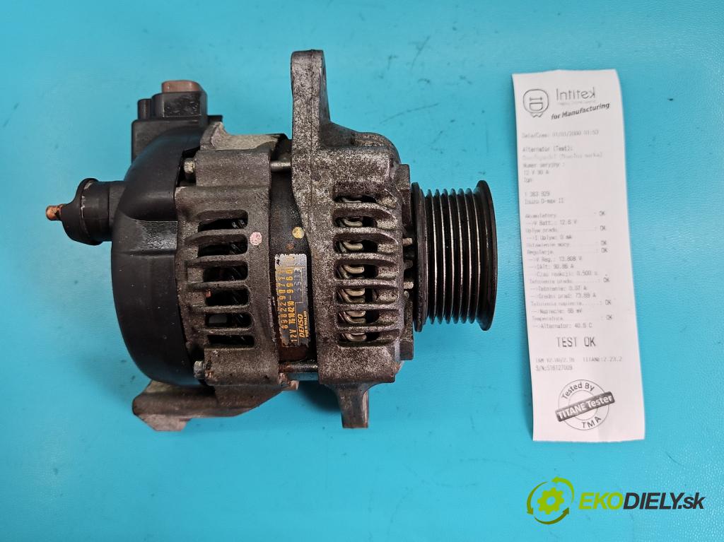 Isuzu D-Max II 2011-2019 2.5 crdi 163 hp automatic 120 kW 2499 cm3 5- Alternator 8982290713 (Alternátory)