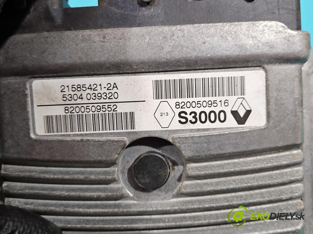 Renault Scenic II 2003-2009 1.6 16V 111KM automatic 82 kW 1598 cm3 5- řídící jednotka motoru 8200509552