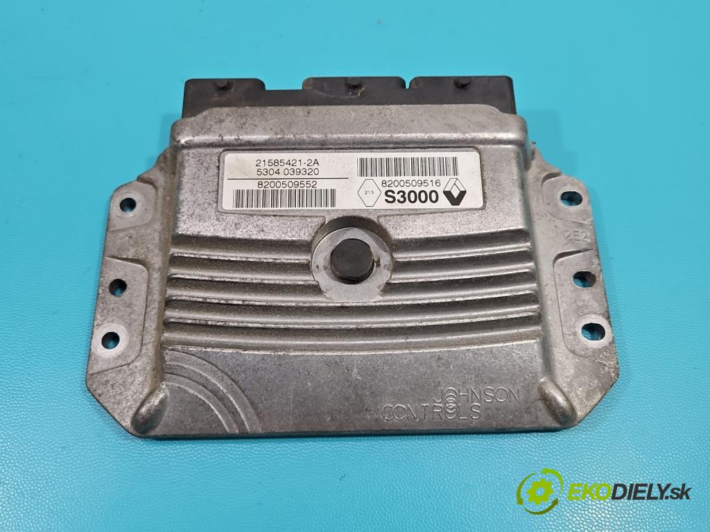 Renault Scenic II 2003-2009 1.6 16V 111KM automatic 82 kW 1598 cm3 5- řídící jednotka motoru 8200509552