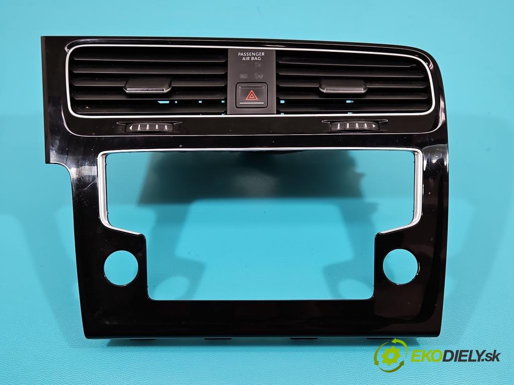 Vw Golf VII 2012-2020 1.6 tdi 105 HP automatic 77 kW 1598 cm3 5- Mřížka: kúrenia stredová 5G1819728AC (Mriežky kúrenia (fukáre))