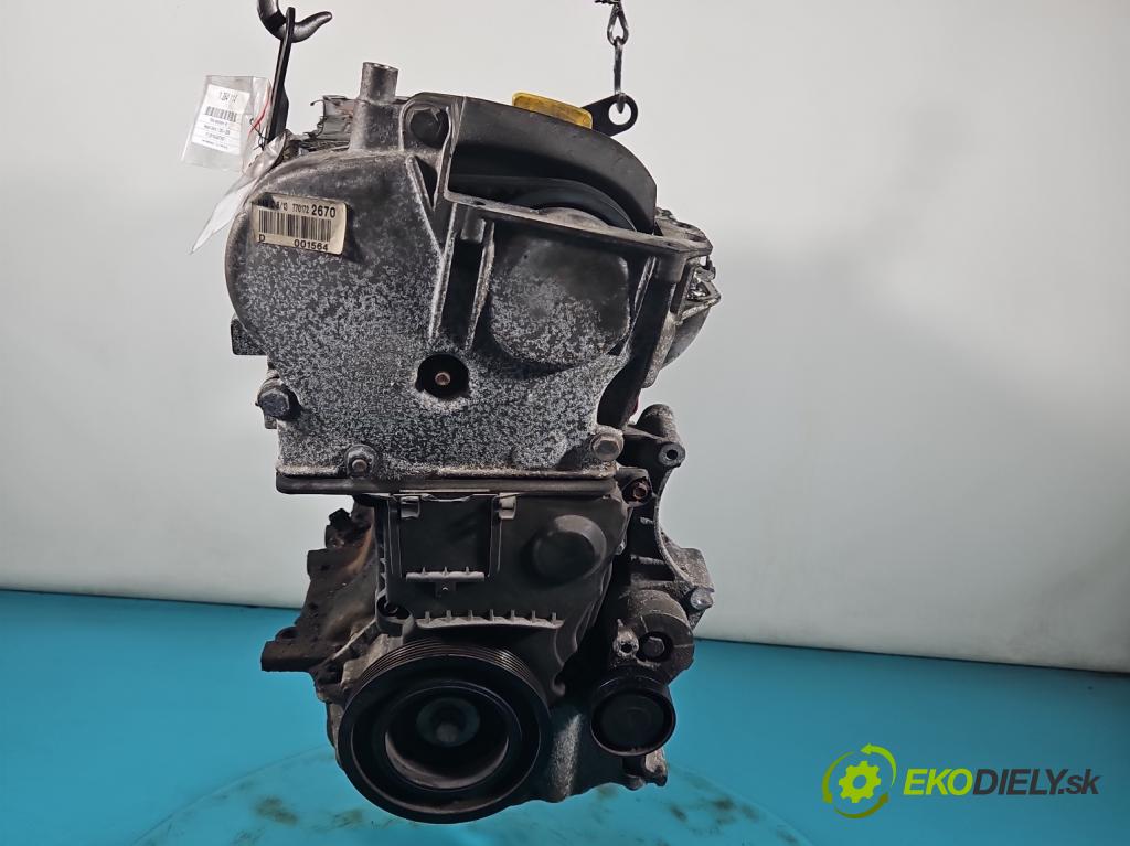 Renault Scenic II 2003-2009 1.6 16V 111KM automatic 82 kW 1598 cm3 5- motor benzín: K4MC813