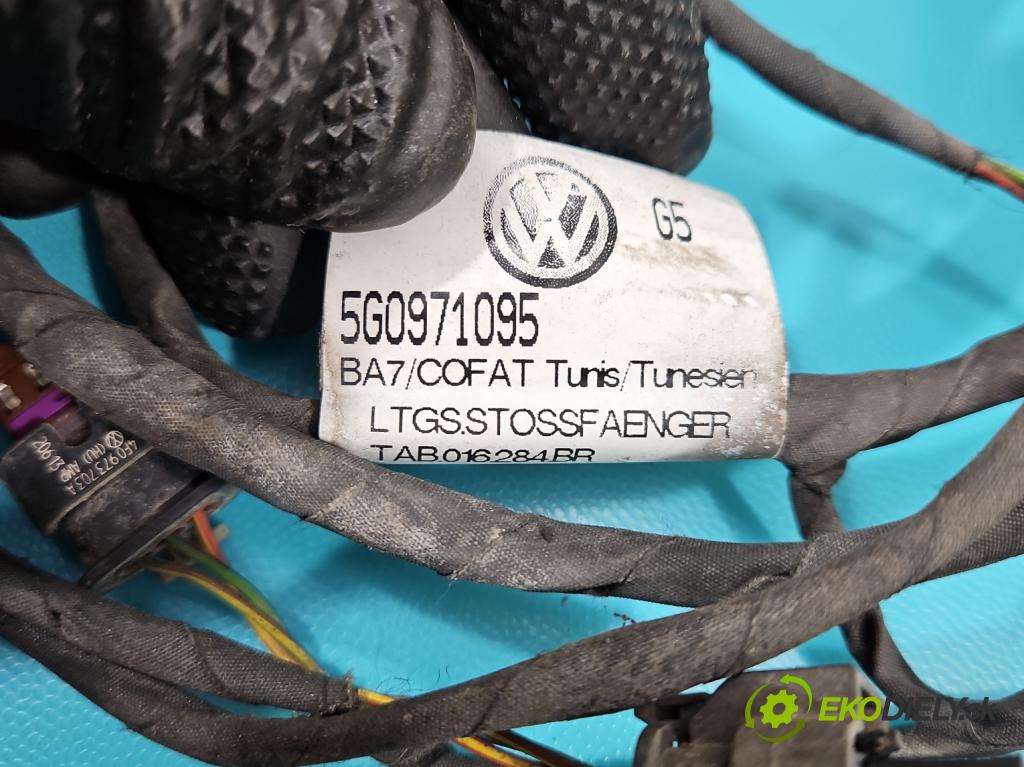 Vw Golf VII 2012-2020 1.6 tdi 105 hp automatic 77 kW 1598 cm3 5- Balíček: nárazníku zadní 5G0971095